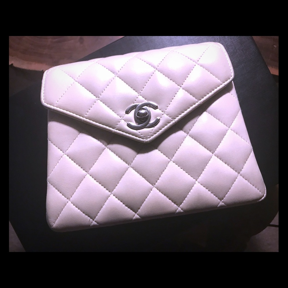 Authentic Chanel Lambskin Flap Bag